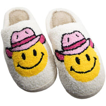 Load image into Gallery viewer, Pink Cowgirl Hat Slippers