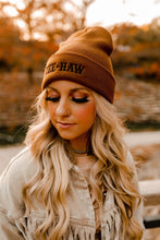 Load image into Gallery viewer, Yeehaw Knit Embroidered Beanie