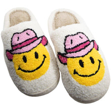 Load image into Gallery viewer, Pink Cowgirl Hat Slippers
