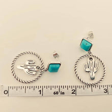 Load image into Gallery viewer, Western Style Sunflower Pendant Post Earrings: Sunflower
