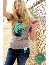 Load image into Gallery viewer, Turquoise Slab Scarf slide/ Tee clip
