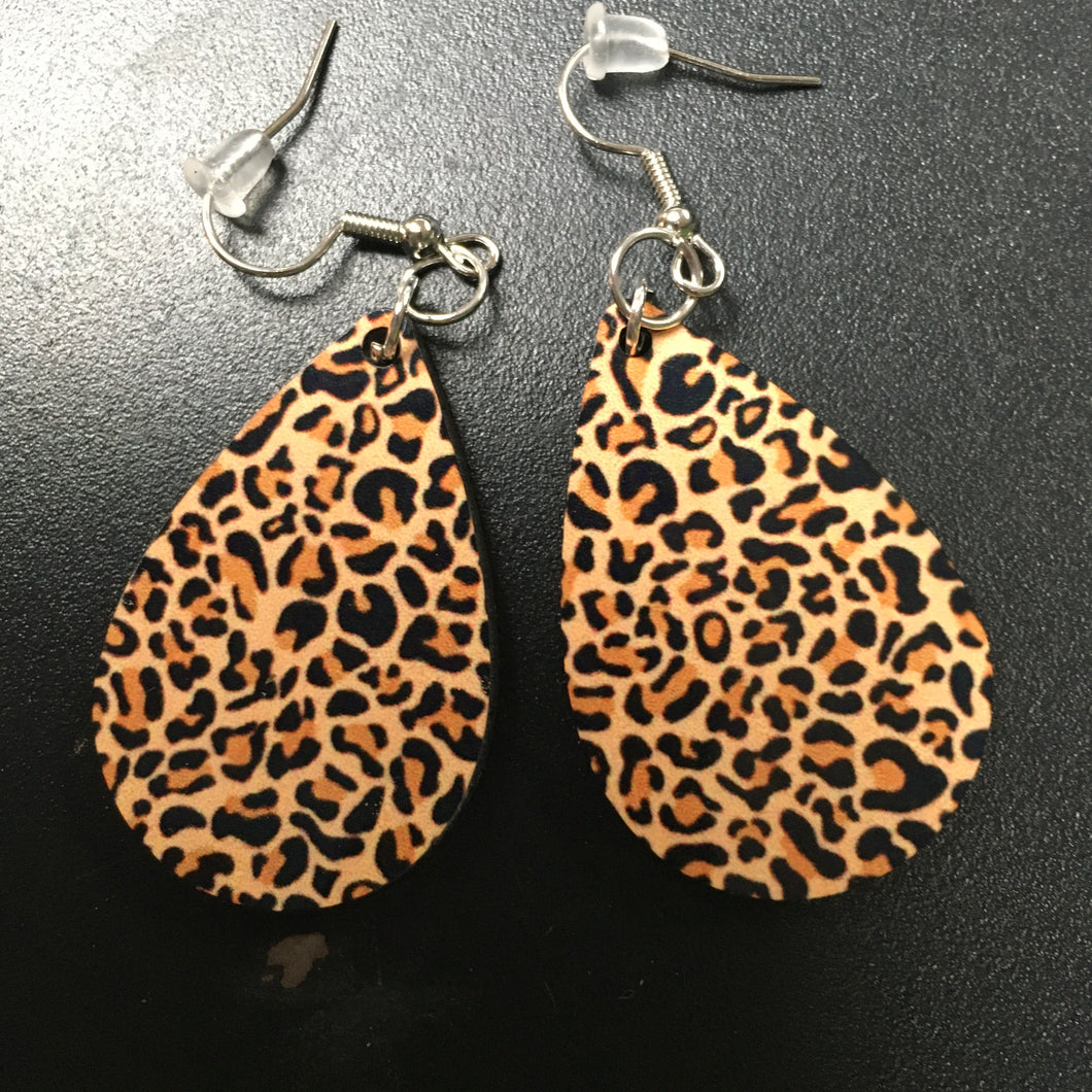 Cheetah earrings