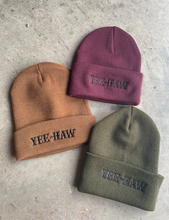 Load image into Gallery viewer, Yeehaw Knit Embroidered Beanie
