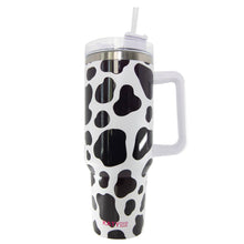 Load image into Gallery viewer, Cow Print Tumbler Cup with Handle
