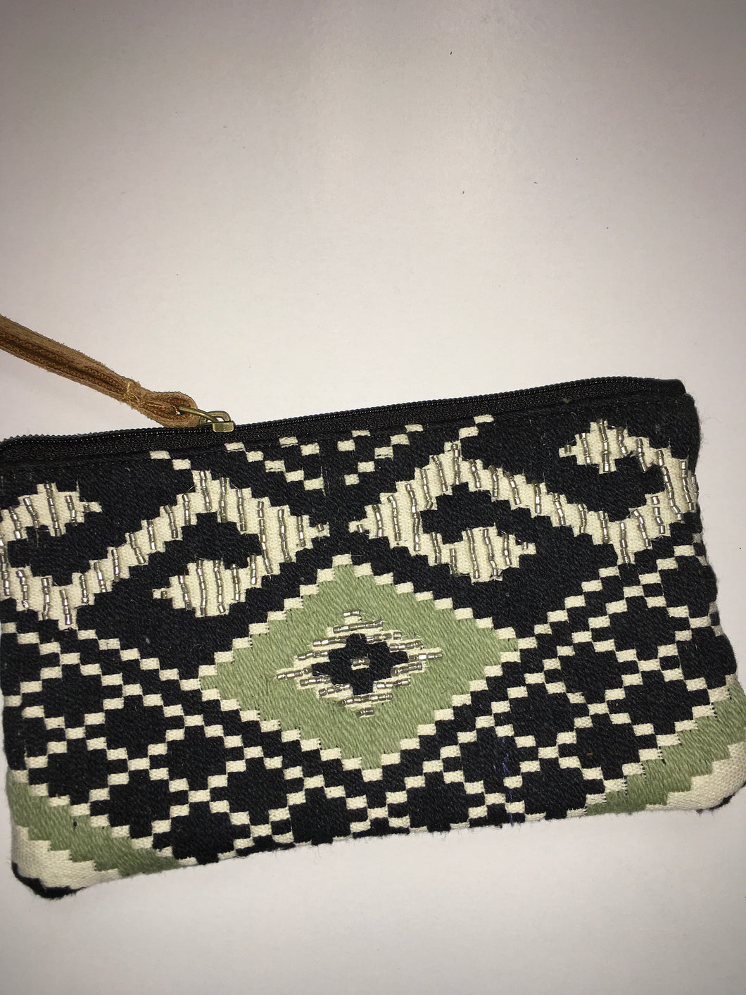 Boho Beaded Wristlet